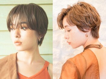 リットバイディア 茅ヶ崎(Lit by diar)の写真/《質感に拘ったくびれショート》簡単5分セット♪［茅ヶ崎/ハイライト/髪質改善/ヘッドスパ/白髪ぼかし］