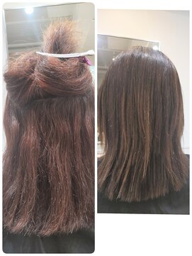 アンバール(amberl) シルクストレート