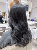 ピークアブー アヴェダ ギンザシックス(PEEK-A-BOO AVEDA GINZASIX)&nbsp;ブルーアッシュ　ネイビー　暗髪　オイルカラー