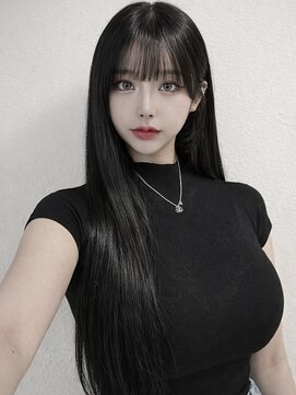 ユウキカガヤキ(YUUKI KAGAYAKI) 姫路 レイヤーカット ロング 姫路 縮毛矯正 縮毛矯正 自然