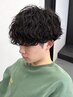 【平日限定クーポン《20%オフ》】[メンズカット+メンズパーマ]ケア付き