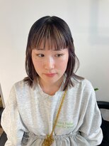  fit stand 千葉/ショートボブ/カット/パーマ/ダブルカラー/トリートメント/縮毛矯正&nbsp;イメチェン/ピンクベージュ/アンブレラカラー[千葉]