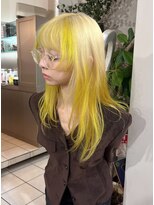 ニルバ(niLva) ブリーチダブルカラーデザインカラーライムイエロー