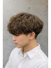 メンズカット+パーマ ¥11100