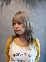 ハウリーヘアアンドスパ(HAURY hair&spa)&nbsp;ハッシュカット×ハイトーンベージュ