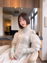 リシェイルノイ(RICHAIR.NEU)&nbsp;顎ラインぱつっとボブ