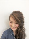 ☆ワンサイドゆる編みロング☆Celeste荻窪店