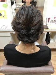 大人ヘアセット