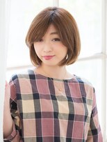 アドラーブル 万代店 (adorable)&nbsp;【adorable】小顔アシメバング×ナチュラルショートボブ♪