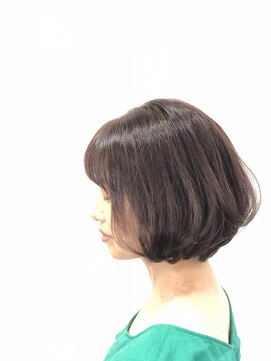 バーバーアンドビューティー マル(Barber and Beauty MARU) MARU 艶ふわボブ