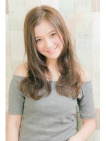 エヌヘアーアーチザン(n hair artisan)&nbsp;ハイトーンベージュカラー＆ニュアンスカール