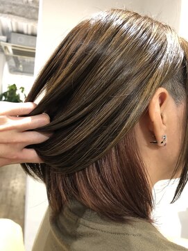 フェルーチェ(hair make Feluce) ハイライト＆インナーカラー