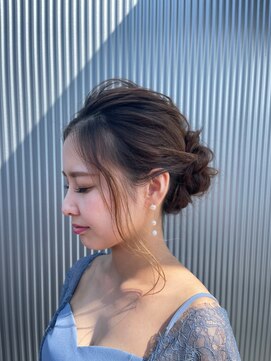 アンチ ブーン(ANTI boon) お呼ばれシニヨンヘア!