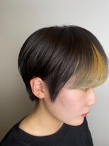 カシェ リタ ヘアー(CACHE'&RITA HAIR)&nbsp;インナーカラー◯イエロー×ダークグレージュ