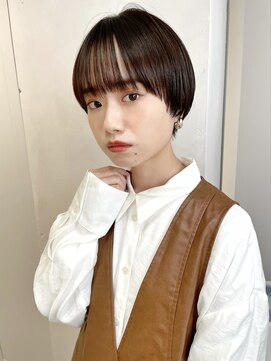 レトン 銀座(leton) ボブルフ/ショコラベージュ/カール/艶ボルドー［銀座］