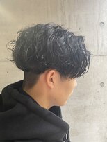 ヘアースタジオ アール(Hair Studio R) 20代30代韓流☆ツイストパーマショートマッシュアッシュブラック