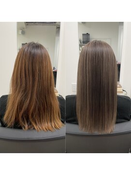 アンダーバーホワイト 阪神西宮店(_WHITE) UPTOGLOSS髪質改善トリートメント 外国人風ハイライトカラー