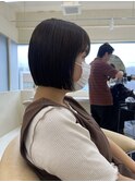 ボブ/ミニボブ/切りっぱなしボブ/ミディアム/ショート