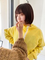 リトル 渋谷(little)&nbsp;ナチュラルストレートのショートボブ