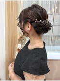 結婚式定番スタイル☆シニヨンスタイル
