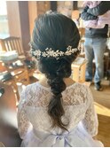 お子様のヘアセット