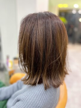 ジラ ヘアアンドメイク(girra HAIR&MAKE) ダブルカラー（バレイヤージュ）