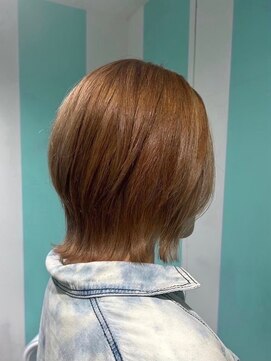 マティーナ ヘアー 池袋(Matina hair) 【ショートウルフ×ベージュ】20代30代40代50代