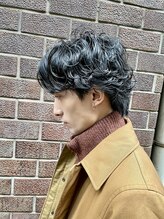 ニット 銀座(knit) ショートウルフ×パーマ【knit 銀座　荒柄ノエル】