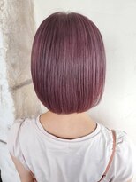 オートゥール(hair room Auteur)&nbsp;20代30代40代ワンカール小顔補正立体カットピンクアッシュ