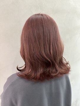 アクト(ACT) くびれ巻き/ひし形ボブ/ツヤ髪/韓国風/ピンクベージュ/表参道