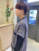 フェンヘアーアイス 中目黒(Fen.hair ici)&nbsp;大人美人前髪デザインカットボブウルフモードスタイル