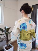 【浴衣・着付】夏祭り/花火大会/大人可愛い浴衣姿で♪