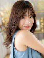 カバーヘア ブリス 志木南口駅前店(COVER HAIR bliss)&nbsp;抜け感ミディアムレイヤーカットウェットヘアa浦和20代30代40代