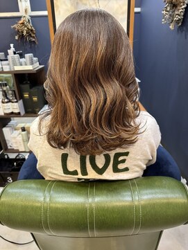 フラッパー(FLAPPER) 明るい白髪染めセミロングミディアム20代30代40代50代60代