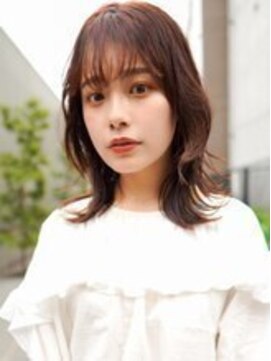 オーバーヘアー 大久保店(over hair) 【over hair】シースルーバング×くびれヘア