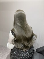 ノー バイ イオエ 西梅田(no. by ioe)&nbsp;ブリーチなしカラー/髪質改善/ミルクティーベージュ/小顔ヘア