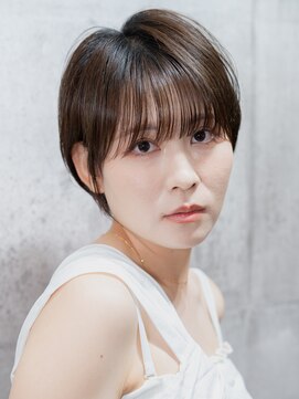 アリアバイエクラート 新宿南口店(ARiA by ECLART) 【takano style】透け前髪×耳掛けショート