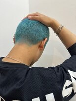 コニ(Coni) ボウズ×シアンカラー