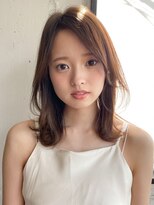 エトラ 渋谷店(etora)&nbsp;小顔 前髪 レイヤーカット くびれヘア ハイライトカラー"