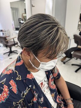 バース 梅田中崎町店(BIRTH) メンズハイライトバレイヤージュメッシュ