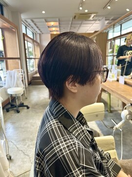 フラム(fulam) ショート×ディープラベンダー