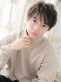 mod's姪浜/束感サーフフェザーパーマ短髪スパイキーショートi