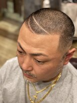 銀座マツナガ 浅草店&nbsp;バリアートクロスATSUSHI風ハイスキンフェードお洒落ボウズ