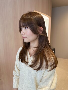 オン キャナルシティ博多前店(on) 【哉汰】顔周りカット/レイヤーカット/ミルクブラウン20代