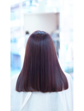 オーキッドピンクな酸熱トリートメント91