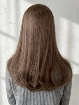 ミロアヴィタ 平尾(miroa vita) ブラウンベージュ 髪質改善 韓国ヘア ストレート 透明感