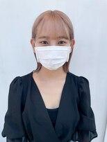  fit stand 千葉/ショートボブ/カット/パーマ/ダブルカラー/トリートメント/縮毛矯正&nbsp;イメチェン/ピンクベージュ/アンブレラカラー[千葉]