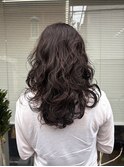 デジタルパーマホットパーマロングナチュラルウェーブパーマ