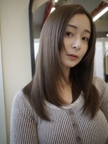 ヌヌ 渋谷 原宿 明治神宮前(nunu)&nbsp;レイヤーカットウルフカットボブグレージュオリーブべージュ