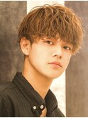 men 'shair/波巻きツイストスパイラル/ニュアンスパーマ